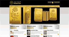 Desktop Screenshot of emiratesgold.ae
