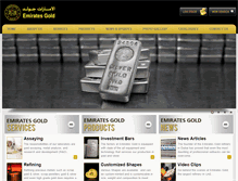 Tablet Screenshot of emiratesgold.ae
